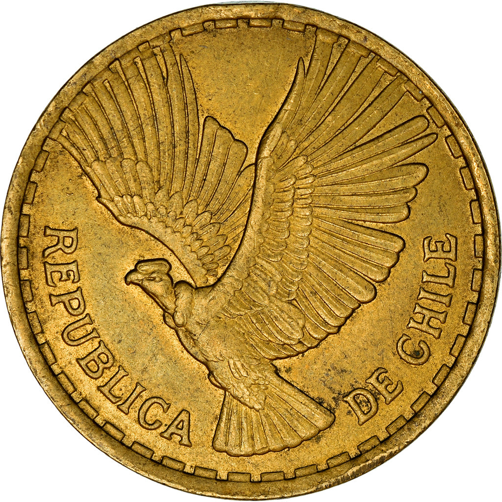 Monnaie, Chile, 10 Centesimos, 1969, Santiago, SUP, Aluminum-Bronze, KM:191