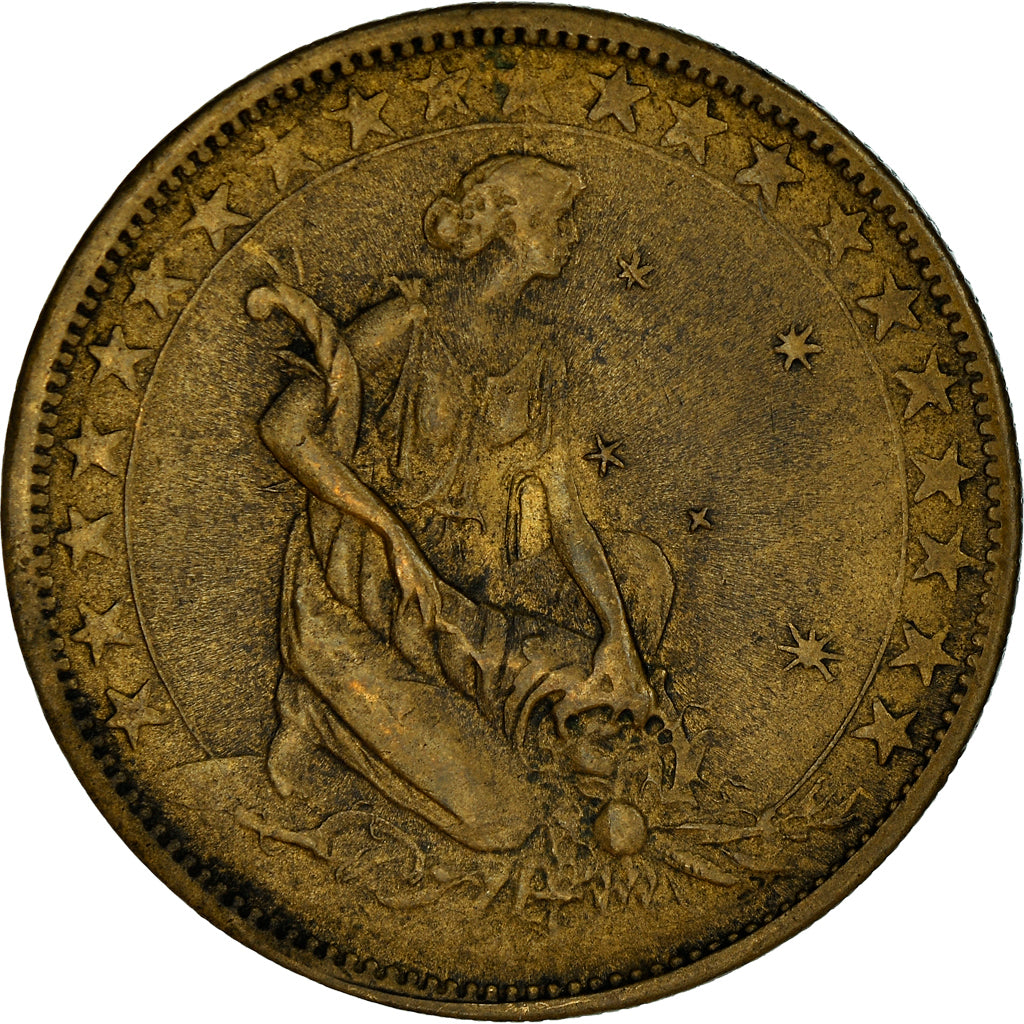Moeda, Brasil, 1000 Reis, 1927, EF(40-45), Alumínio-Bronze, KM:525