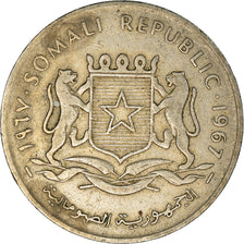 Coin, Somalia, Scellino / Shilling, 1967, VF(30-35), Copper-nickel, KM:9