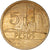 Moneda, Colombia, 5 Pesos, 1980, MBC, Bronce, KM:268