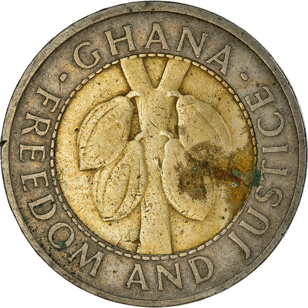 Moeda, Gana, 100 Cedis, 1997, EF(40-45), Bimetálico, KM:32