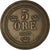 Moneda, Suecia, Oscar II, 5 Öre, 1907, MBC, Bronce, KM:770