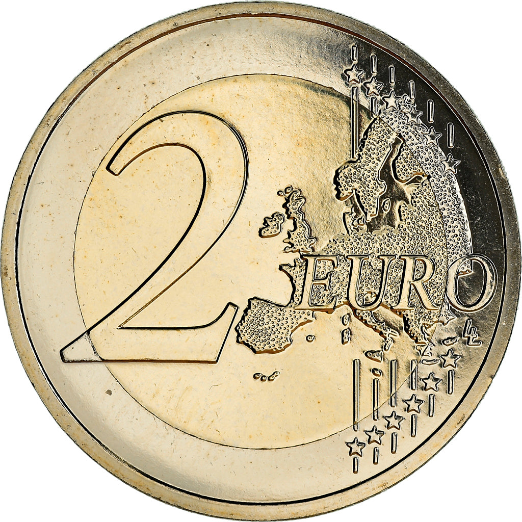 Malte, 2 Euro, TA’ HAGRAT Temples, 2019, F dans étoile., FDC, Bi-Metallic