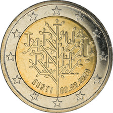 Estónia, 2 Euro, 2020, BU, MS(65-70), Bimetálico, KM:New