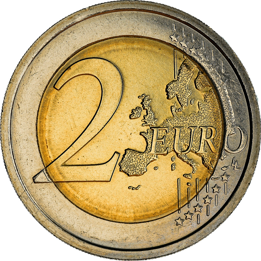 Italy, 2 Euro, Louis Braille, 2009, Rome, MS(63), Bi-Metallic, KM:310