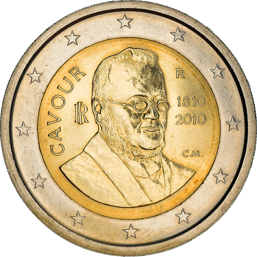 Italy, 2 Euro, 2010, Rome, MS(63), Bi-Metallic, KM:328