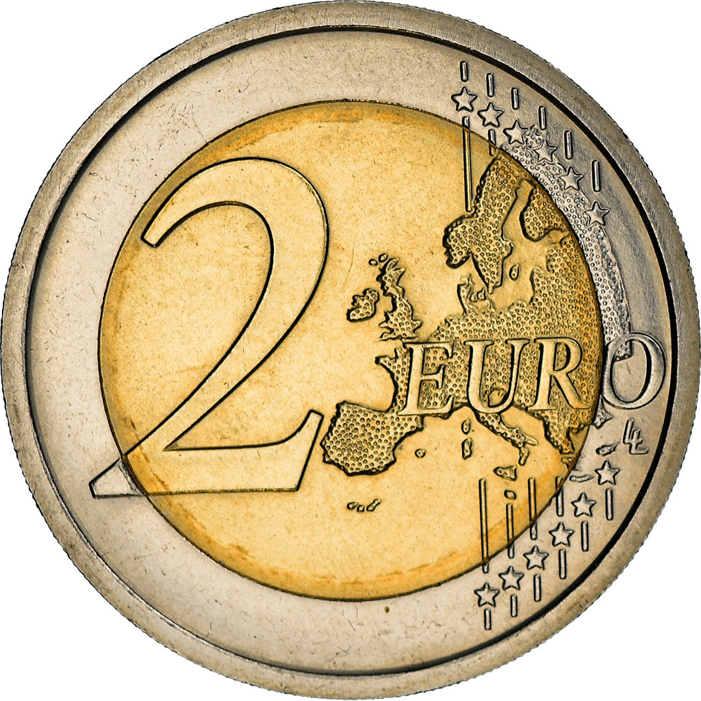Italy, 2 Euro, 2010, Rome, MS(63), Bi-Metallic, KM:328