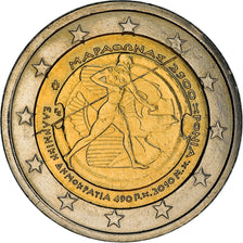 Greece, 2 Euro, Marathon, 2010, Athens, MS(63), Bi-Metallic, KM:236