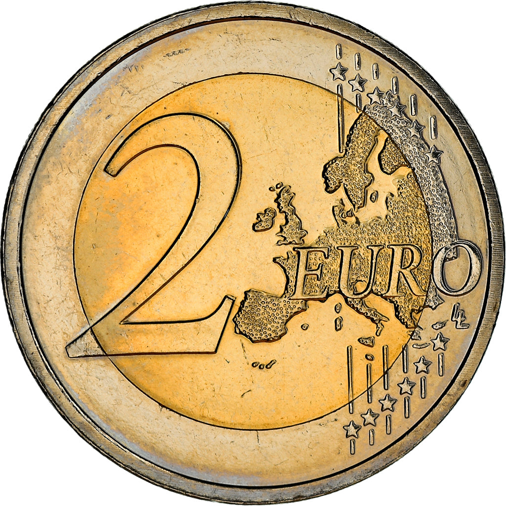 Luxembourg, 2 Euro, 90th Anniversary of Grand Duchess Charlotte, 2009, Utrecht