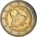 Słowacja, 2 Euro, Freedom, 2009, Kremnica, MS(63), Bimetaliczny, KM:107