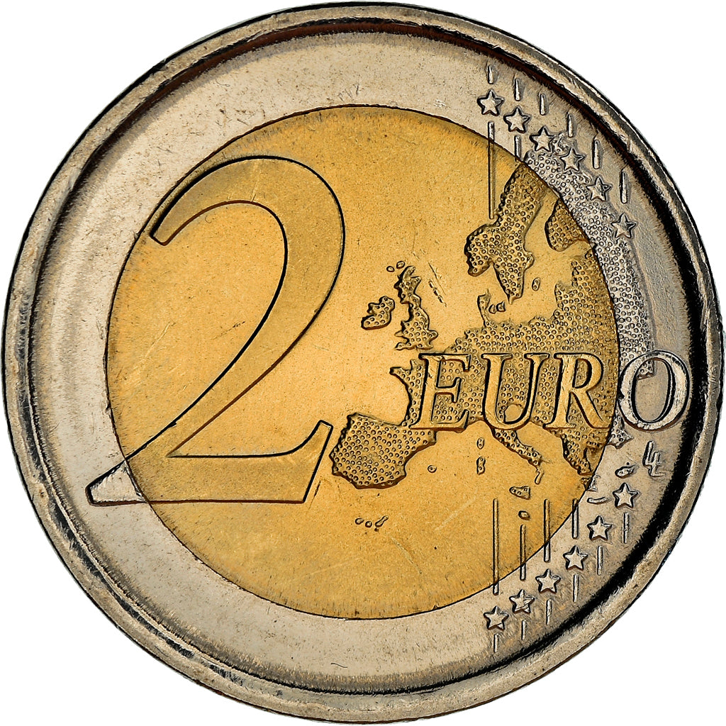España, 2 Euro, 2010, Madrid, SC, Bimetálico, KM:1152
