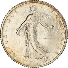Coin, France, Semeuse, Franc, 1920, Paris, AU(55-58), Silver, KM:844.1