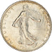 Coin, France, Semeuse, Franc, 1920, Paris, AU(55-58), Silver, KM:844.1