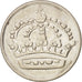 Moneta, Svezia, Gustaf VI, 50 Öre, 1957, SPL-, Argento, KM:825