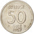 Moneta, Szwecja, Gustaf VI, 50 Öre, 1957, AU(55-58), Srebro, KM:825