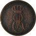Coin, German States, HANNOVER, Ernst August, 2 Pfennig, 1851, VF(20-25), Copper