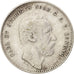Svezia, Carl XV Adolf, 25 Öre, 1871, MB+, Argento, KM:712