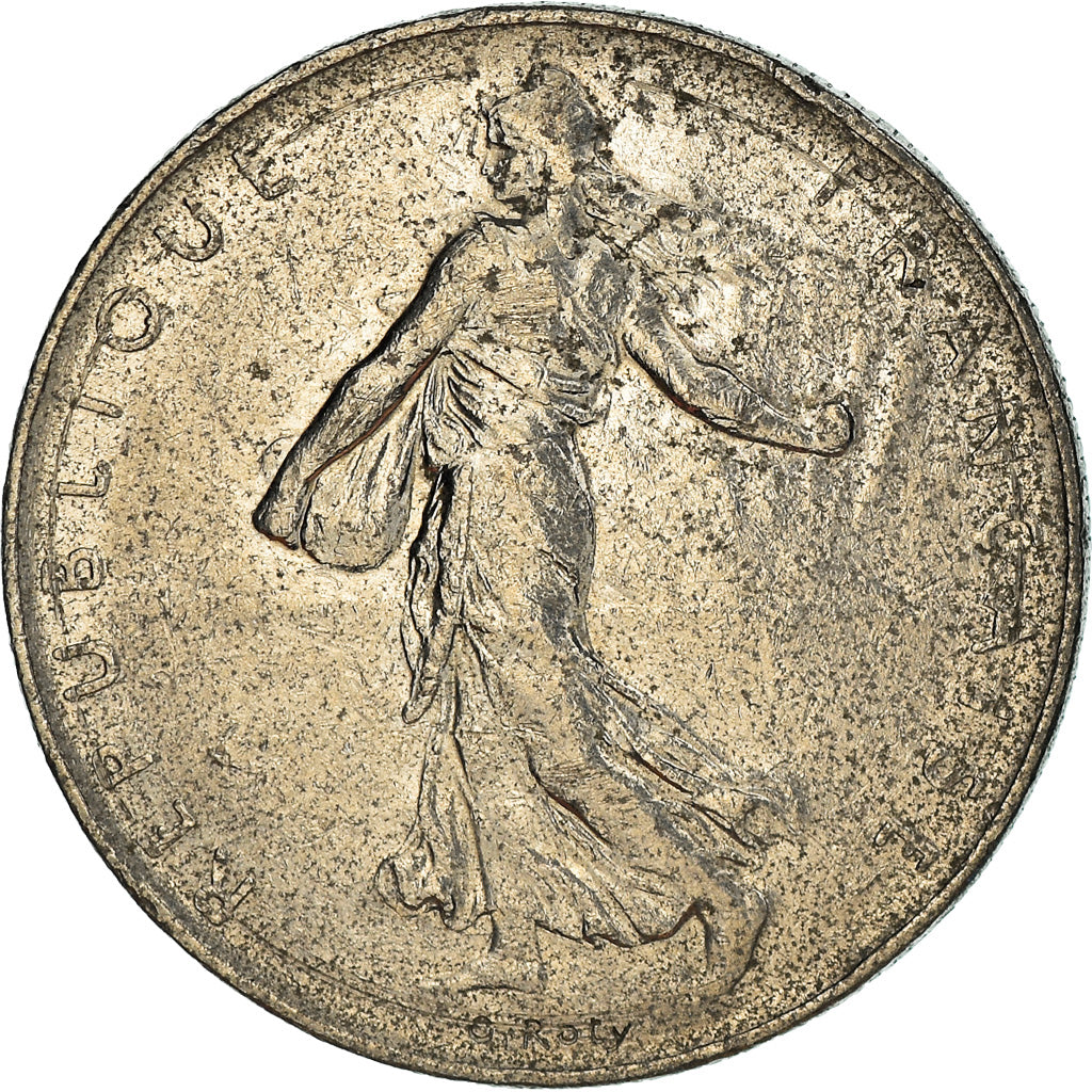 Coin, France, Semeuse, Franc, 1976, Paris, VF(20-25), Nickel, KM:925.1