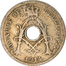 Coin, Belgium, 5 Centimes, 1914, VF(20-25), Copper-nickel, KM:66