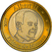 Mónaco, Euro, 1 E, Essai-Trial, 2007, unofficial private coin, FDC, Bimetálico
