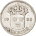 Moneta, Svezia, Gustaf V, 25 Öre, 1933, MB+, Argento, KM:785