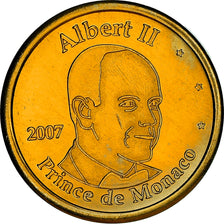 Mónaco, 10 Euro Cent, 10 C, Essai-Trial, 2007, unofficial private coin, FDC