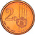 Monaco, 2 Euro Cent, 2C,Essai-TRIAL, 2007, unofficial private coin, VZ, Copper