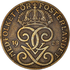Coin, Sweden, 2 Öre, 1928, EF(40-45), Bronze, KM:778