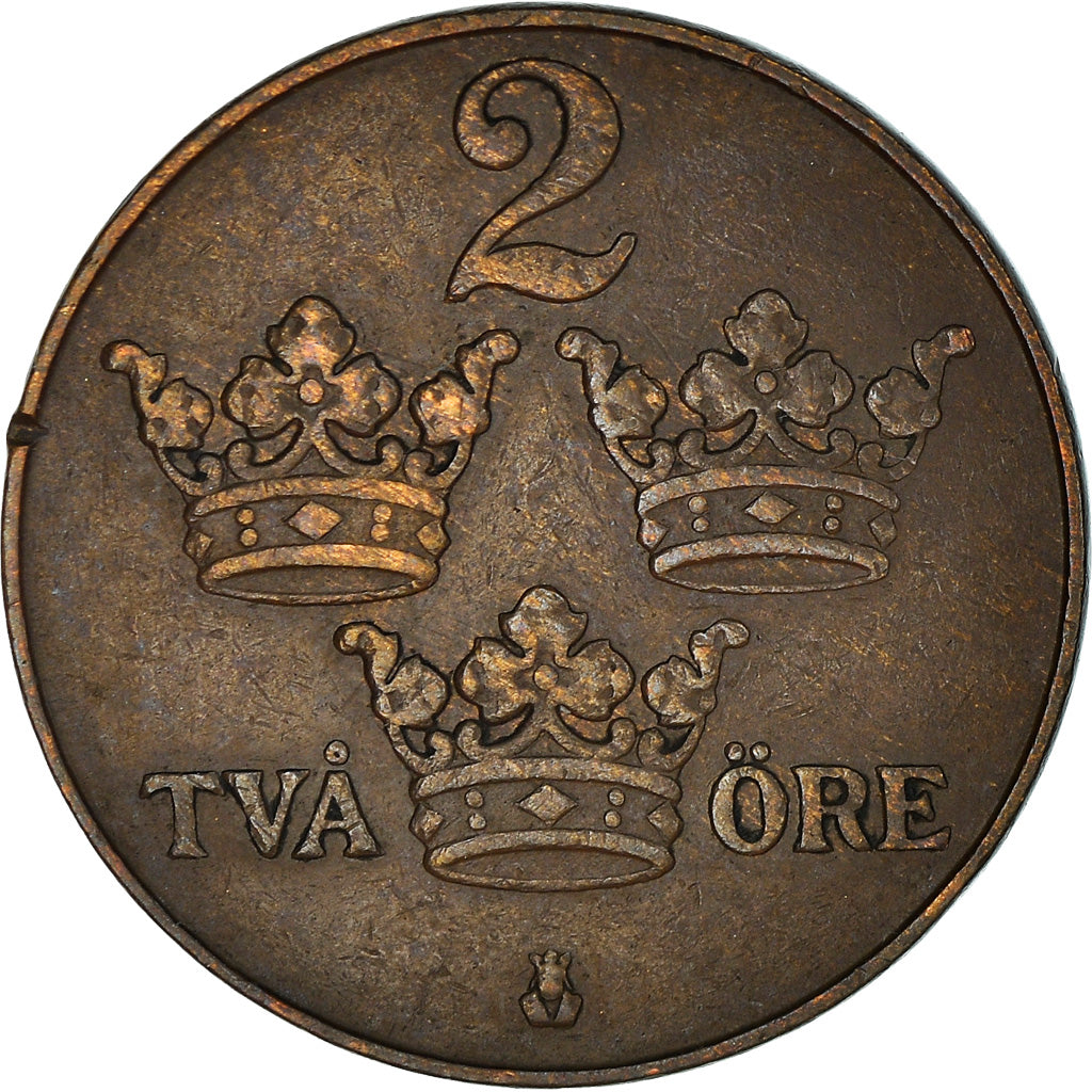 Münze, Schweden, 2 Öre, 1928, S+, Bronze, KM:778