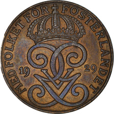 Coin, Sweden, 2 Öre, 1929, EF(40-45), Bronze, KM:778