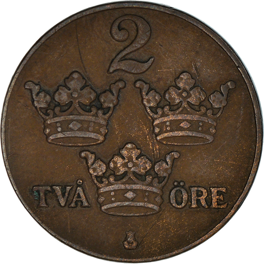 Coin, Sweden, 2 Öre, 1930, EF(40-45), Bronze, KM:778