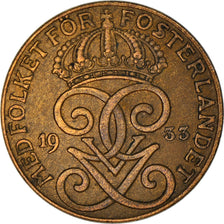 Coin, Sweden, 2 Öre, 1933, EF(40-45), Bronze, KM:778