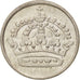 Moneta, Szwecja, Gustaf VI, 25 Öre, 1960, AU(55-58), Srebro, KM:824