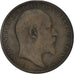 Moneda, Gran Bretaña, Edward VII, Penny, 1904, BC+, Bronce, KM:794.2