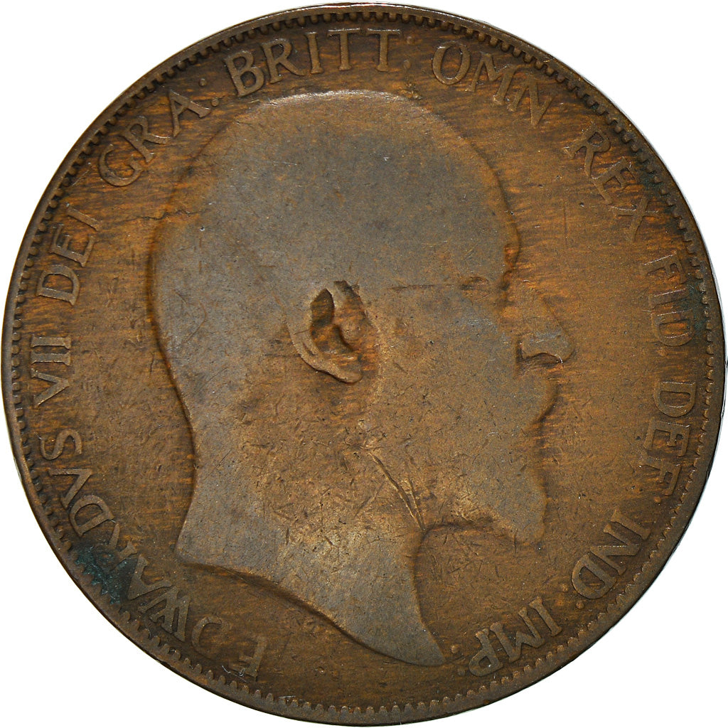 Munten, Groot Bretagne, Edward VII, Penny, 1905, ZG+, Bronzen, KM:794.2
