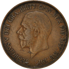 Coin, Great Britain, George V, Penny, 1932, VF(30-35), Bronze, KM:838