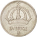 Svezia, Gustaf V, 10 Öre, 1942, BB, Argento, KM:813