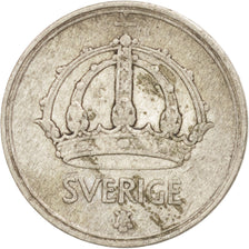 Moneta, Svezia, Gustaf V, 10 Öre, 1948, BB, Argento, KM:813