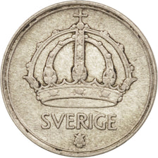 Moneta, Svezia, Gustaf V, 10 Öre, 1949, BB, Argento, KM:813