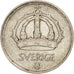 Moneta, Svezia, Gustaf V, 10 Öre, 1949, BB, Argento, KM:813
