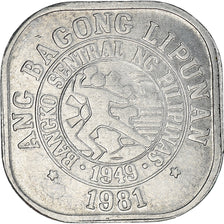Coin, Philippines, Sentimo, 1981, AU(55-58), Aluminum, KM:224