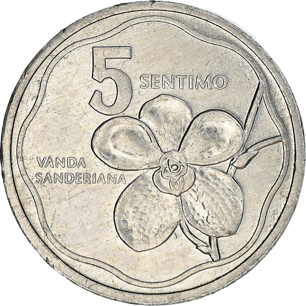 Coin, Philippines, 5 Sentimos, 1987, AU(50-53), Aluminum, KM:239