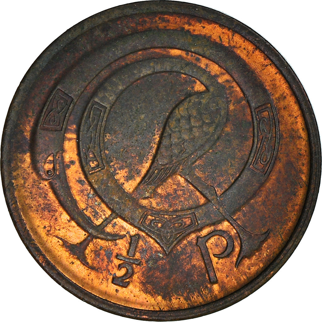 Moeda, REPÚBLICA DA IRLANDA, 1/2 Penny, 1982, VF(30-35), Bronze, KM:19