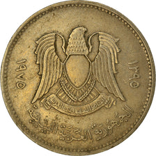 Monnaie, Libya, 20 Dirhams, 1975/AH1395, TB+, Copper-Nickel Clad Steel, KM:15