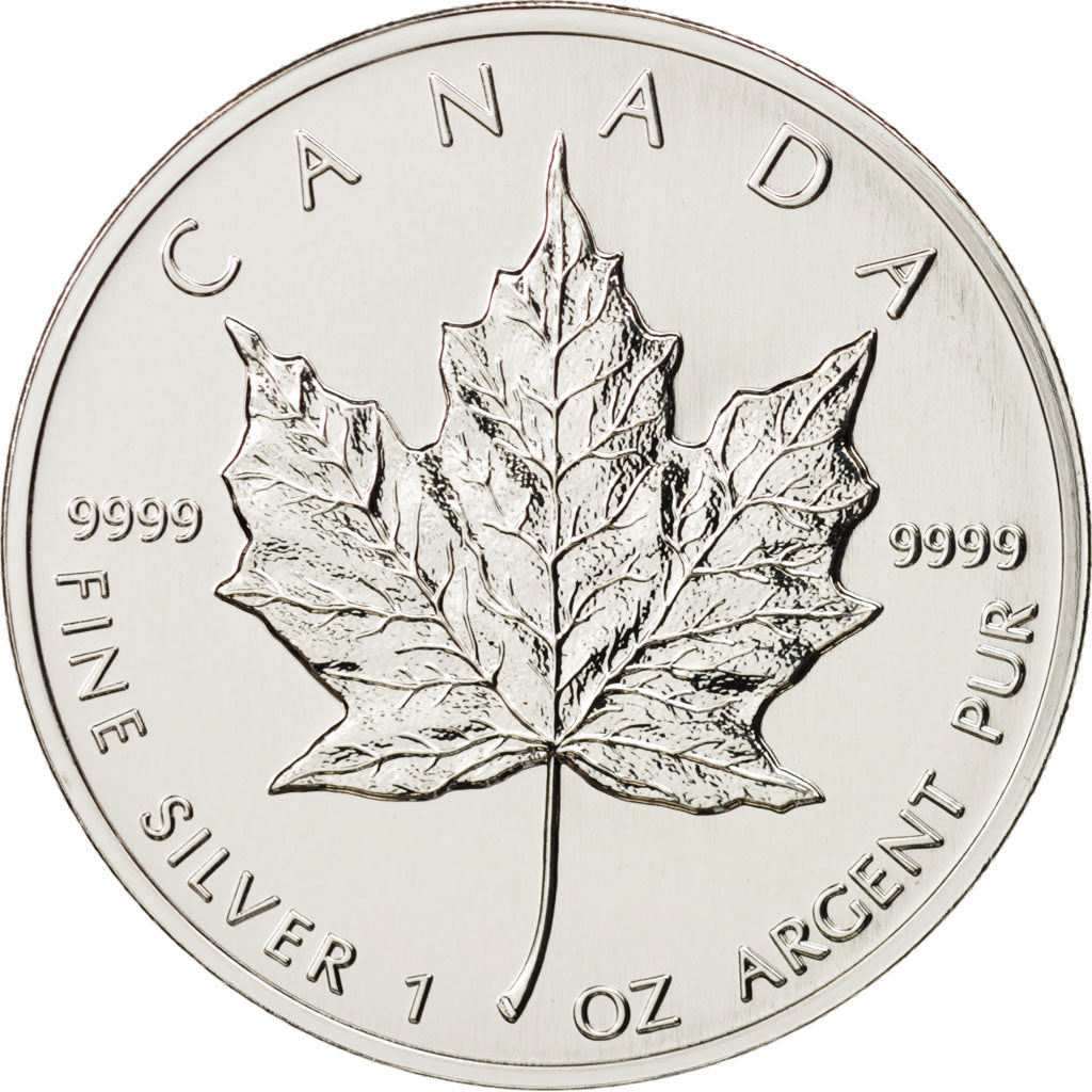 Canada, Elizabeth II, 5 Dollars, 1994, 1 Oz, MS(63), Silver, KM:187