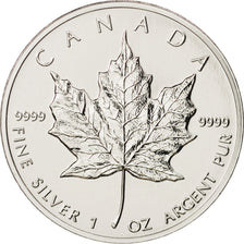 Canada, Elizabeth II, 5 Dollars, 1994, 1 Oz, MS(63), Silver, KM:187