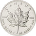 Canada, Elizabeth II, 5 Dollars, 1994, 1 Oz, MS(63), Silver, KM:187