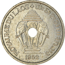 Moneta, Laos, Sisavang Vong, 20 Cents, 1952, Paris, BB, Alluminio, KM:5