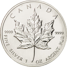 Canada, Elizabeth II, 5 Dollars, 1995, 1 Oz, MS(63), Silver, KM:187