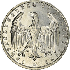 Coin, GERMANY, WEIMAR REPUBLIC, 3 Mark, 1922, Berlin, VF(30-35), Aluminum, KM:28